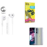 Fone De Ouvido + Capinha Motorola Edge30 Pro + Película 9d