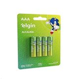 Pilha Elgin Aaa Alcalina - 4 Unidades