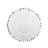 Jogo 6 Pratos Sobremesa Cristal Pearl Clear Wolff 19cm
