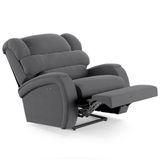 Poltrona Do Papai Reclinável Kalie Power Touch Fh9 Veludo Cinza - Mpozenato