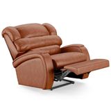Poltrona Do Papai Reclinável Kalie Power Touch Fh9 Pu Caramelo Brilho - Mpozenato