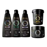 Kit Arvensis Shampoo Condicionador Ativador Geleia Alta