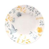 Prato Fundo De Cerâmica Donna Bem-te-vi 21,5cm 1 Unidade - Biona 5409