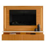 Estante Painel Para 75 Pol 216cm Mical Z10 Off Cinamomo Mpozenato