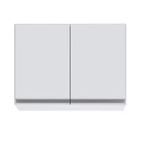 Armário De Cozinha Modulado De Canto 6 Peças Cp29 Balcão Com Tampo Branco - Lumil