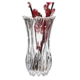 Vaso De Vidro Transparente Tulipa Para Flores Arranjos Plantas 10x19cm Wolff