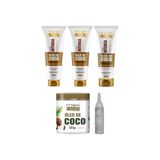 Kit Oleo Coco Hidrat Int Maxihair-5 Itens