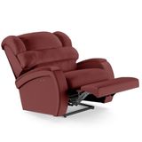 Poltrona Do Papai Reclinável Kalie Power Touch Massagem Fh9 Pu Vermelho - Mpozenato