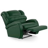 Poltrona Do Papai Reclinável Kalie Power Touch Fh9 Pu Verde Musgo - Mpozenato