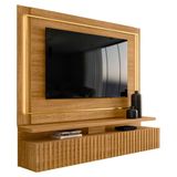 Estante Painel Para 75 Pol 216cm Mical Z10 Cumaru Mpozenato