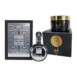 Perfume Lattafa Masculino Fakhar Black 100ml Edp + Creme Corporal Asad: Uma Fragância Sofisticada
