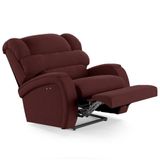 Poltrona Do Papai Reclinável Kalie Power Touch Fh9 Veludo Vinho - Mpozenato