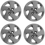 4x Calota Mobi Argo Palio Aro 14 Grafite Logo Aluminio 298cb