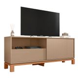 Rack Bancada Para 55 Pol 150cm Lucca Areia Freijó C01 Mpozenato