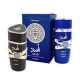 Perfume Asad Preto 100ml Edp + Perfume Zanzibar - Lattafa