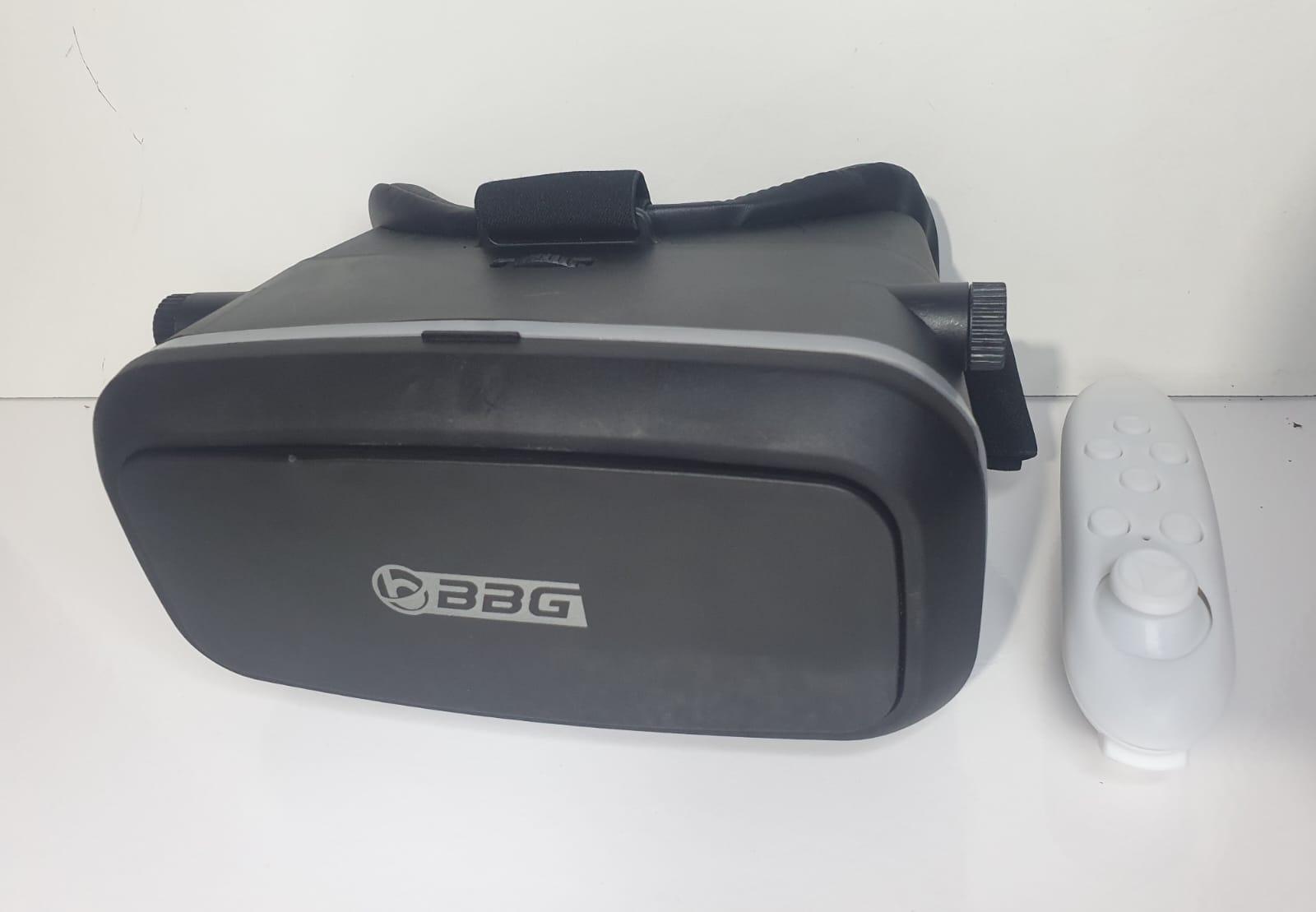 Vr Box Oculos Realidade Virtual 3d Black + Controle