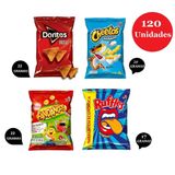 Elma Chips Mini Cheetos + Ruffles+ Doritos +fandangos- 120un