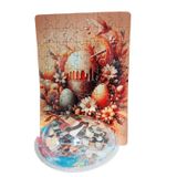 Presente Páscoa Doces E Chocolates + Quebra-cabeça Ovos