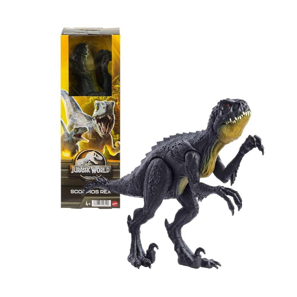 Boneco Dinossauro Scorpios Rex Jurassic World Mattel - Hmf8