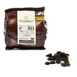 Chocolate Belga 811 Dark 54,5 Callets Callebaut Pacote 400g