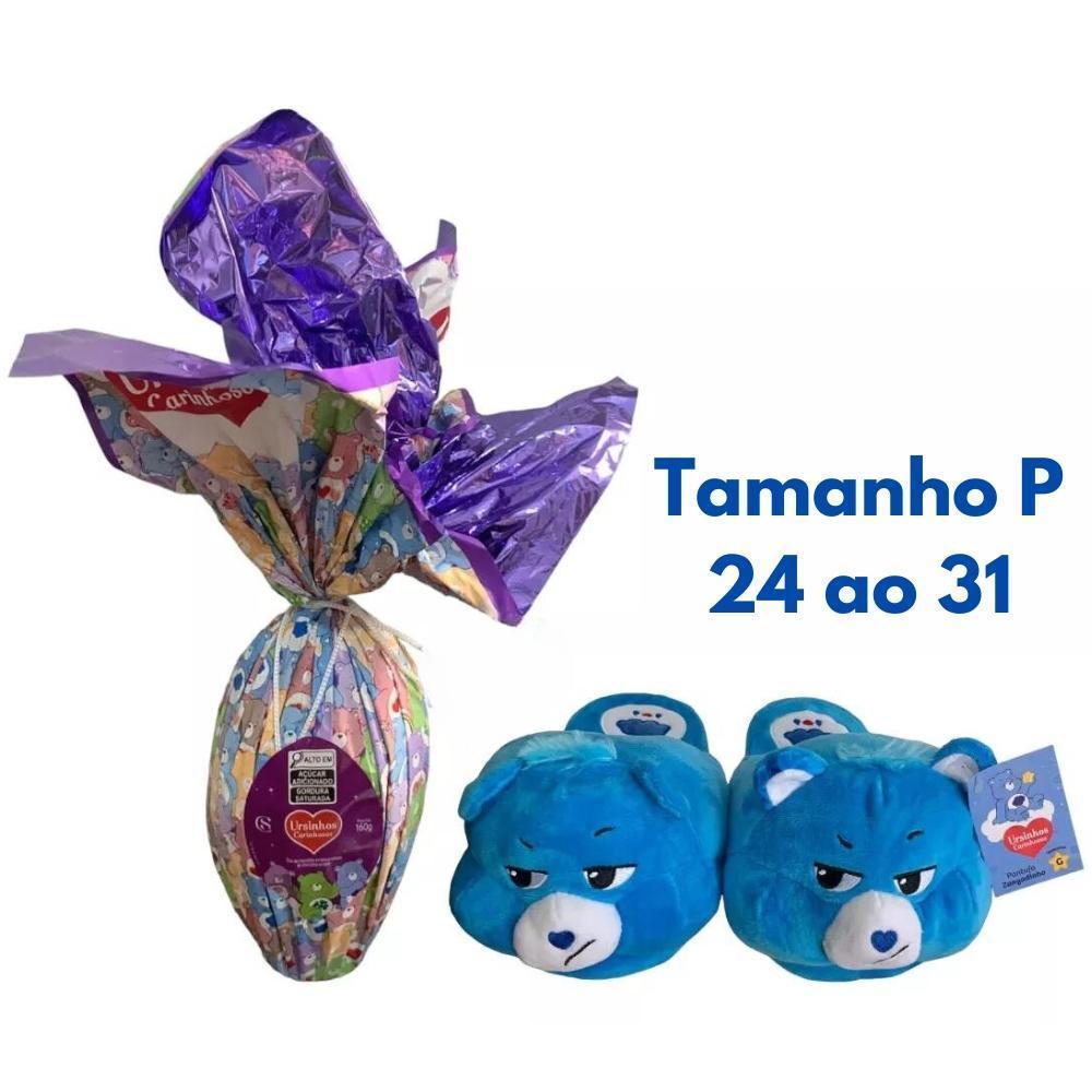 Ovo De Pascoa Cacau Show Pantufa Ursinhos Carinhosos Azul P - Carrefour