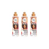 Ativador Cachos Salon Line 300ml Sos Ricino E Queratina- 3un