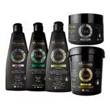 Kit Arvensis Shampoo Condicionador Ativador Mascara Geleia