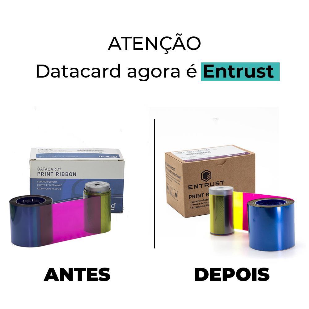 Ribbon Datacard Colorido 534700-001-r002 + 250 Cartões Pvc - Carrefour