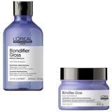 Kit Shampoo E Máscara Loreal Blondifier Gloss