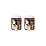 Creme Para Pentear Salon Line 1kg Sos Cachos Arginina - 2un