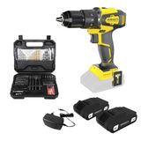 Furadeira Parafusadeira Mfi-20 20v Menegotti + Kit Broca Bit
