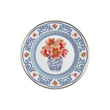 Prato Sobremesa Cerâmica Branca 21cm - Alleanza