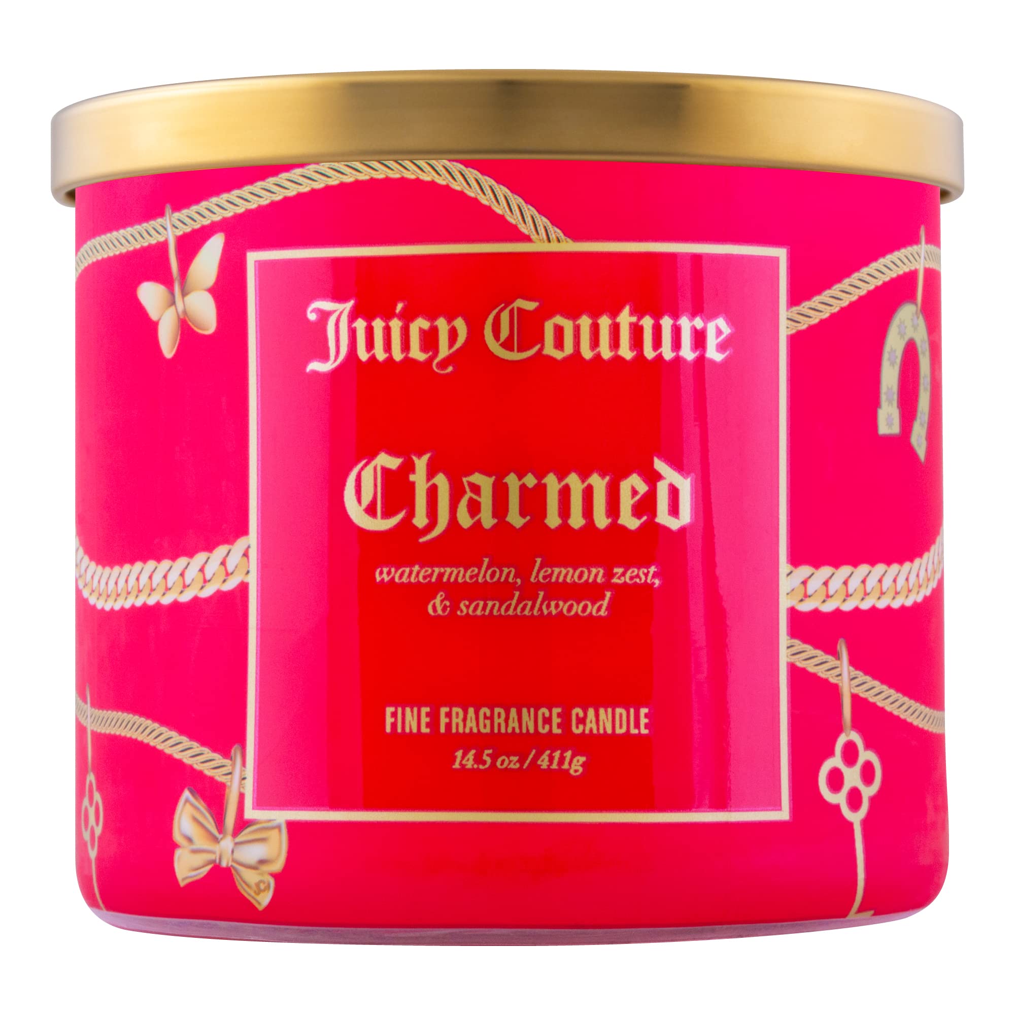 Candle Juicy Couture Charmed, Longa Duração, Finamente Perfumada