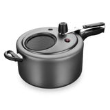 Panela Pressão Antiaderente 7 Camadas Vidro 6,0l Grafite