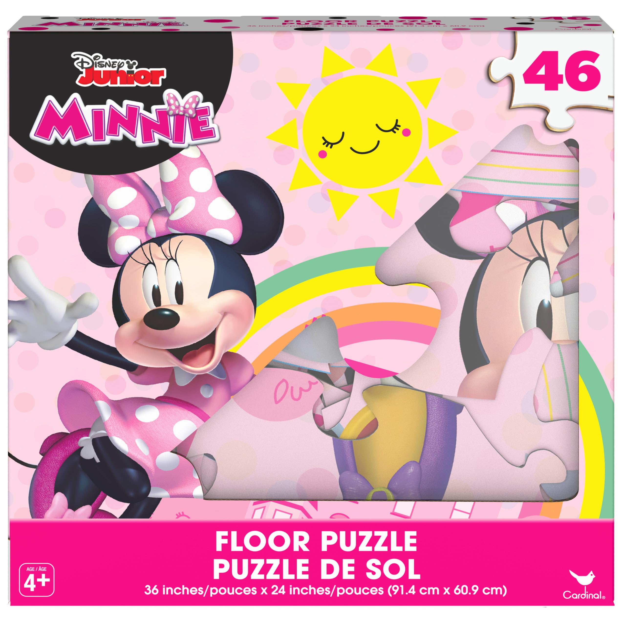 Puzzle Floor Minnie Mouse 46 Peças Para Crianças - Carrefour