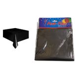 Kit 50 Toalhas Para Mesa De Plástico Descartável 78x78 Preta