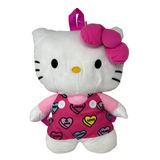 Mochila De Pelúcia Fast Forward Hello Kitty Heart Love 33cm