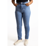 Calça Jeans Feminina Skinny Five Pockets Polo Wear Jeans Claro