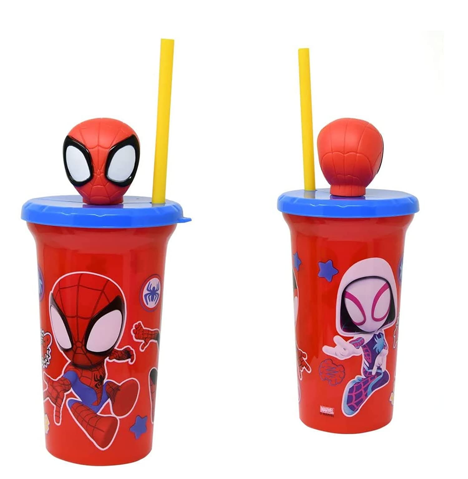 Cup Zak Designs Spidey And Friends Buddy Sips 450 Ml Para Crianças