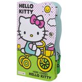 Livro De Tabuleiro Bendon Hello Kitty Shaped Here Comes 4x4x4 Polegadas