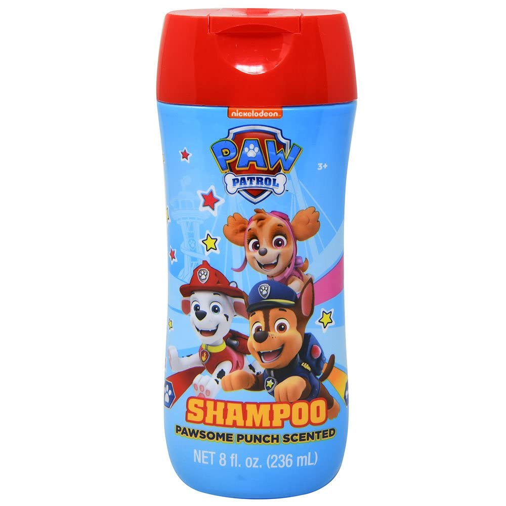 Shampoo Paw Patrol Pawsome Punch, Frasco De 240 Ml Para Crianças