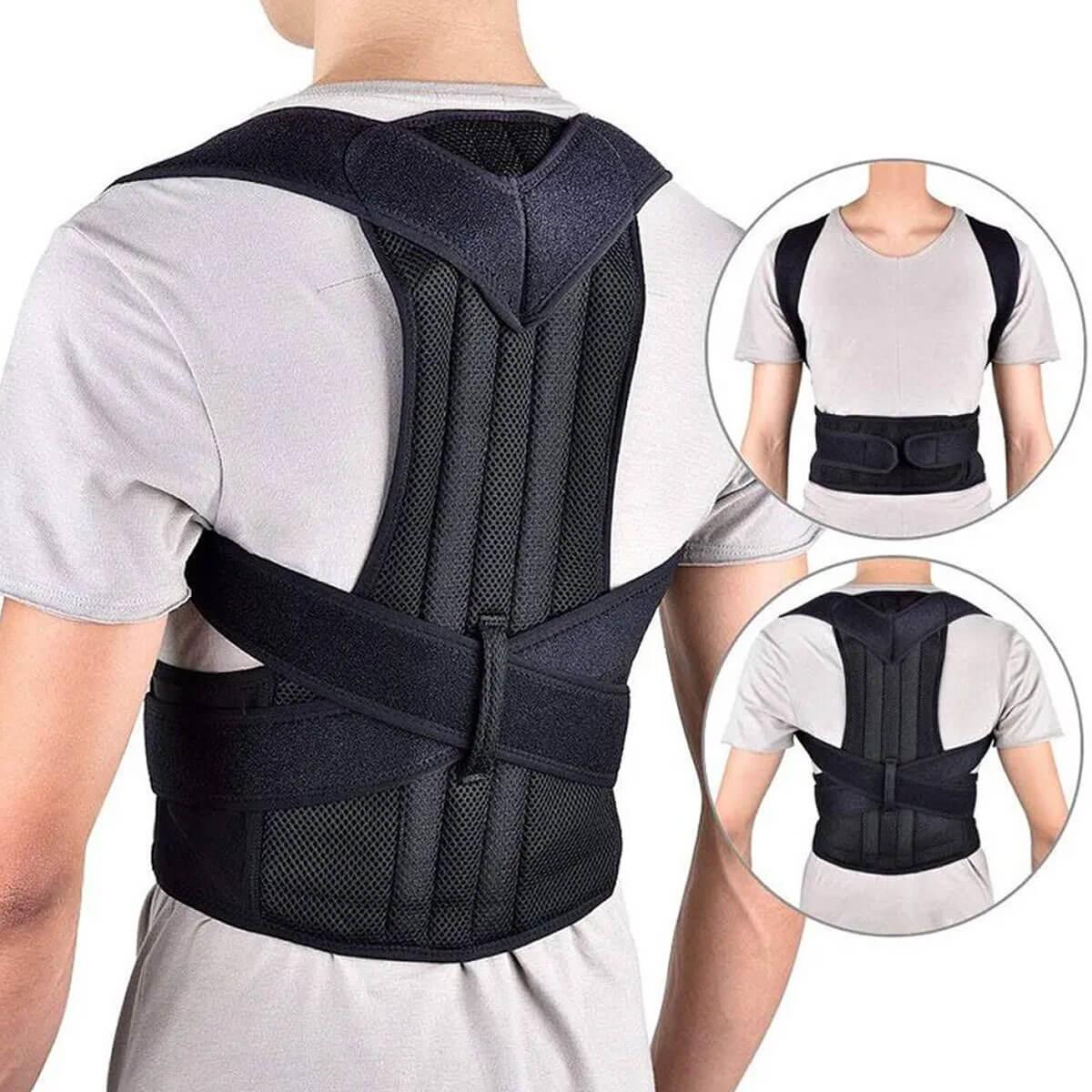 Colete Cinta Corretor Postural Suporte Magnético Imã Unissex