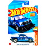 Caminhão Fundido Sob Pressão Hot Wheels Ford F-150 Lightning 2023 Azul