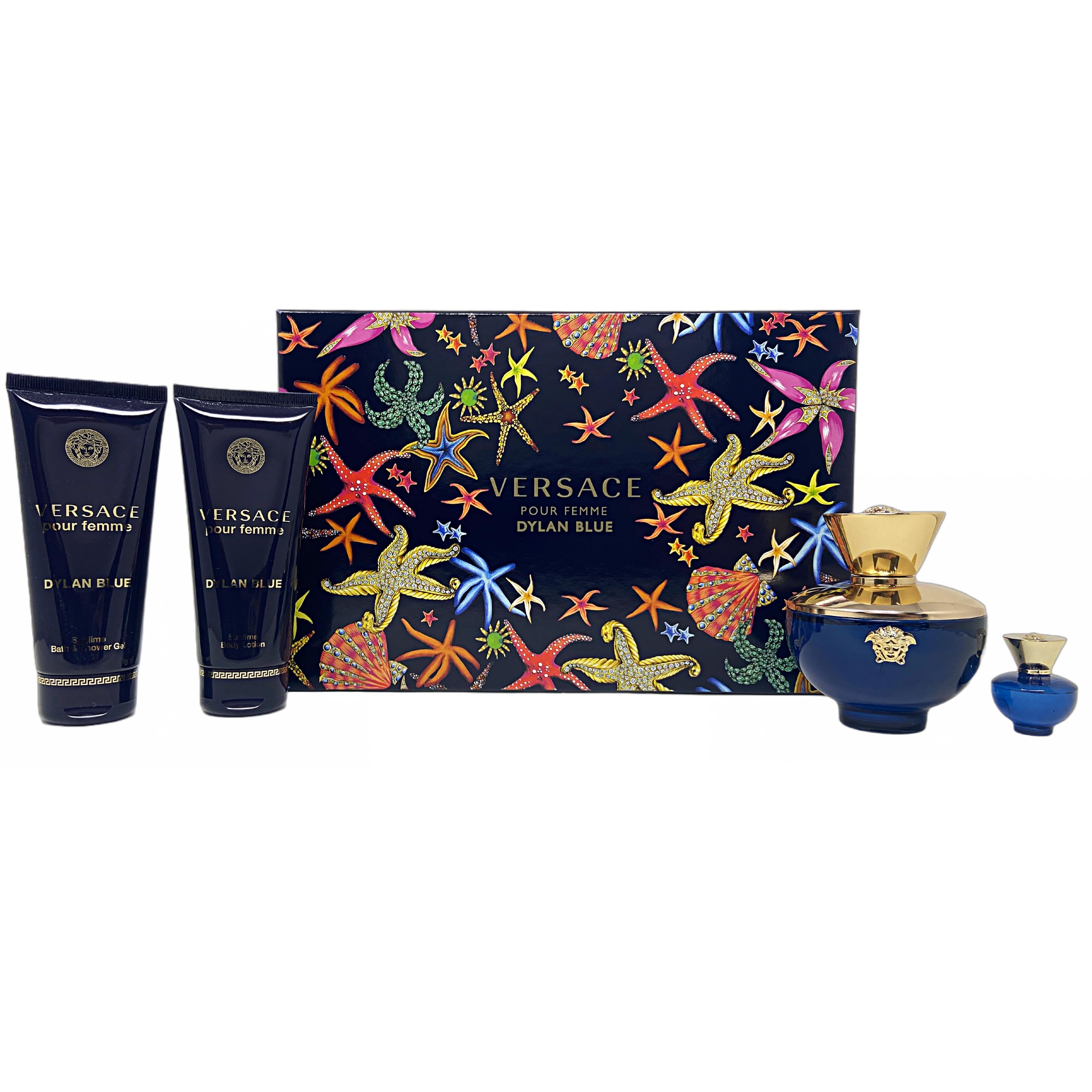Conjunto De Presente Versace Dylan Blue Para Mulheres Eau De Parfum 100ml