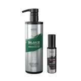 Kit Wess Balance Shampoo 500ml + We Shine Reparador 45ml