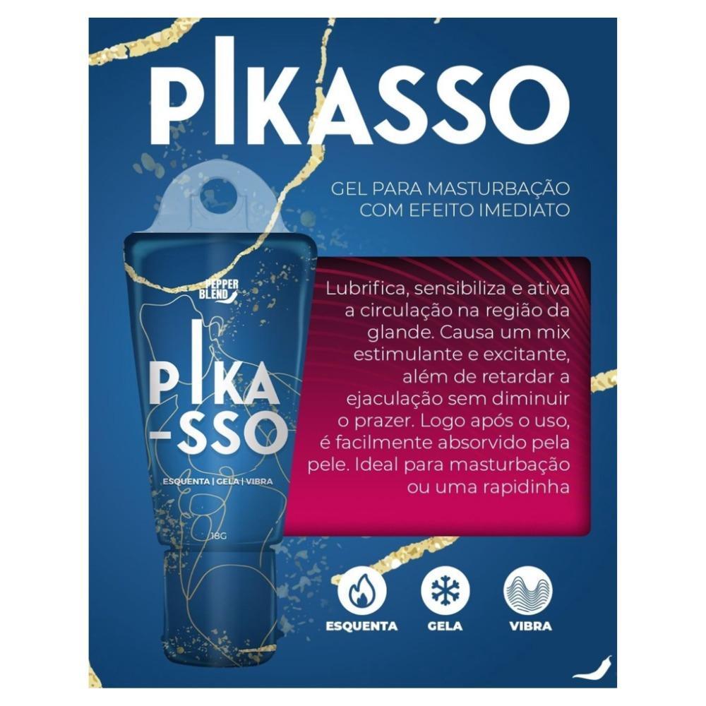 Pikasso Excitante Masculino - Gel Comestível - C9198 - Carrefour