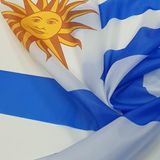 Bandeira Do Uruguai 1,50x0,90mt 100% Poliéster Países Show