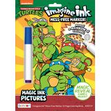 Livro Para Colorir Bendon Tmnt Imagine Ink Com Marcador Mágico