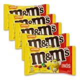 M&amp;ms Amendoim E Chocolate Mars Kit 5 Unidades De 80g