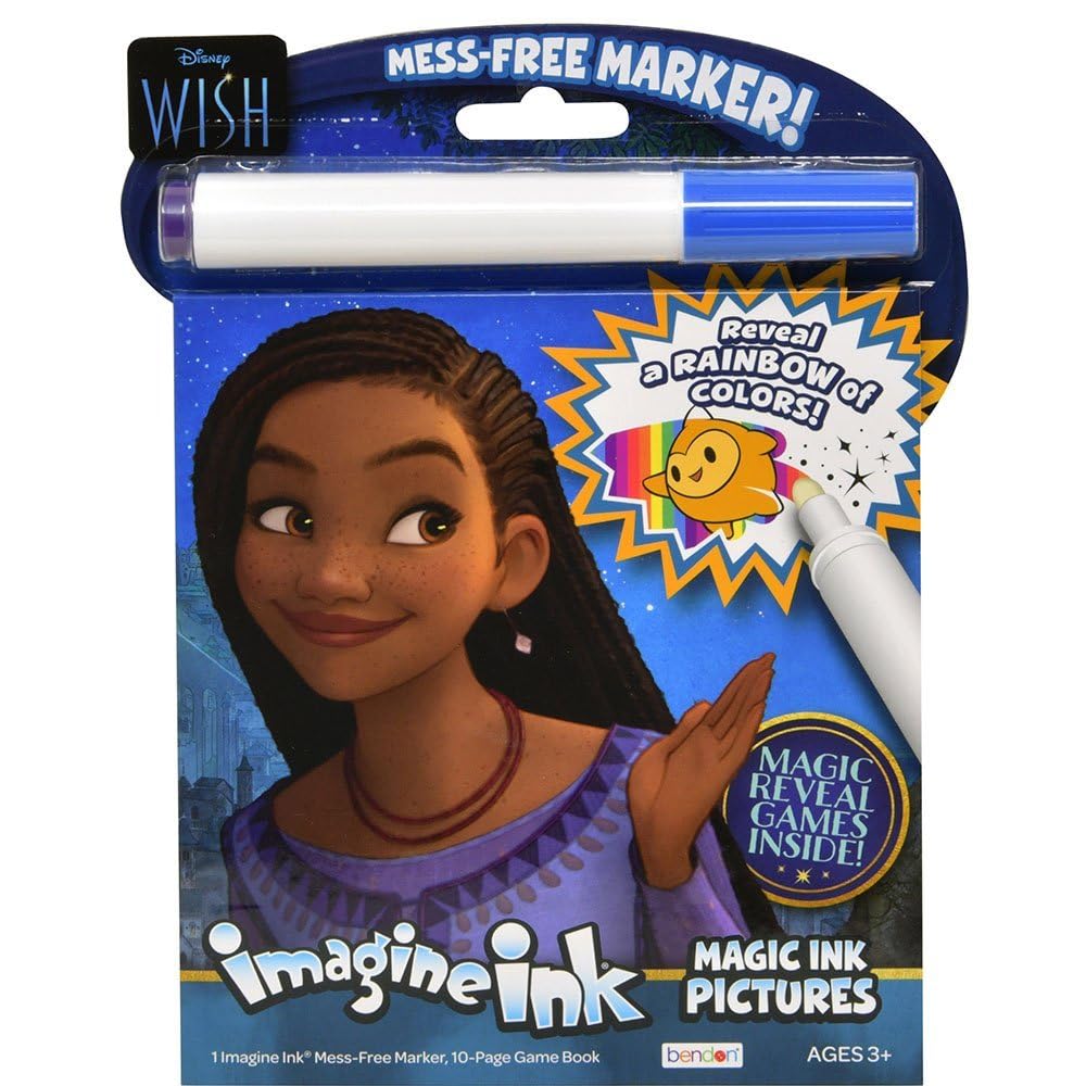 Livro De Atividades Bendon Disney Wish Imagine Ink Com Marcador